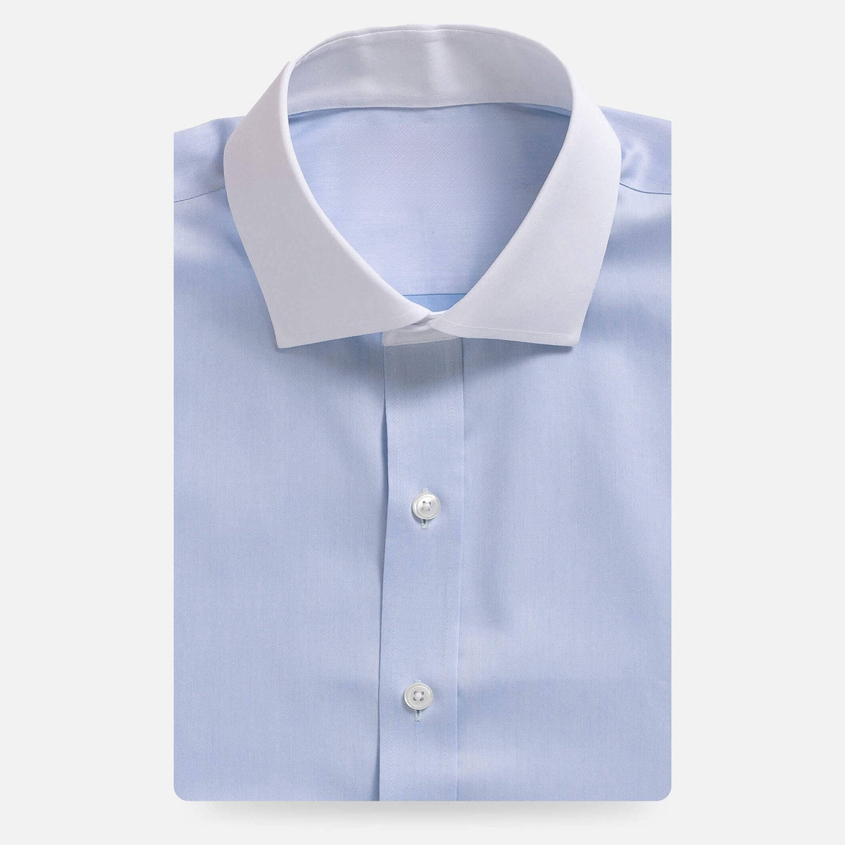 The Blue Madison Winchester Collar Custom Shirt LD6