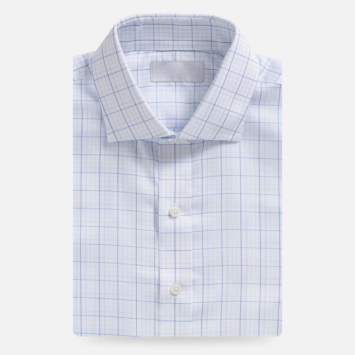 Corbly Comfort Stretch Windowpane Custom Shirt CS7