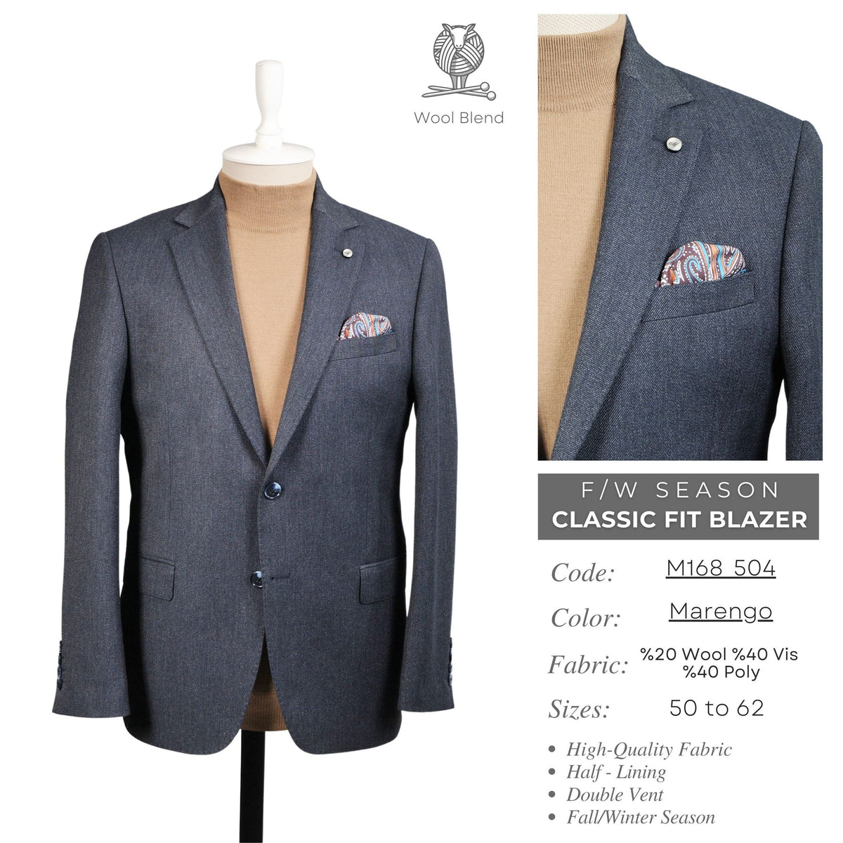 CLASSIC FIT M168 504