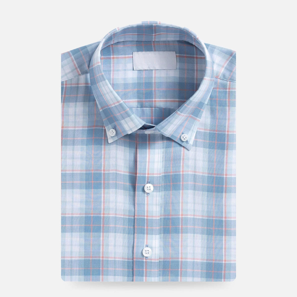 Mist Burke Plaid Custom Shirt CX12